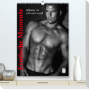 Erotische Momente. Männer in schwarz-weiß (Premium, hochwertiger DIN A2 Wandkalender 2023, Kunstdruck in Hochglanz)