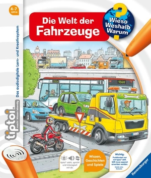 Flucht, Daniela. tiptoi® Die Welt der Fahrzeuge. Ravensburger Verlag, 2013.
