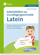 Arbeitsblätter zur Grundlagengrammatik Latein