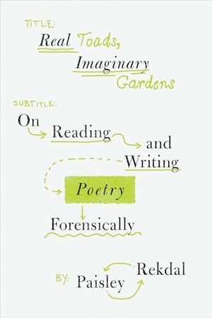 Rekdal, Paisley. Real Toads, Imaginary Gardens - On Reading and Writing Poetry Forensically. WW Norton & Co, 2024.