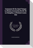 Comment Et En Quel Temps La Reyne Accoucha De M. De Le Dauphin, À Présent Louis Xiii
