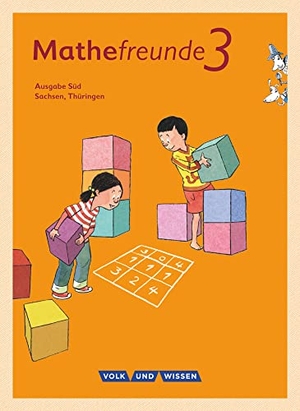 Elsner, Jana / Fiedler, Kathrin et al. Mathefreunde 3. Schuljahr. Schülerbuch mit Kartonbeilagen Süd.. Volk u. Wissen Vlg GmbH, 2016.