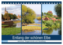 Entlang der schönen Elbe - Jerichow, Tangermünde und Havelberg (Tischkalender 2025 DIN A5 quer), CALVENDO Monatskalender