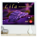 Lila - die mystische Farbe (hochwertiger Premium Wandkalender 2024 DIN A2 quer), Kunstdruck in Hochglanz