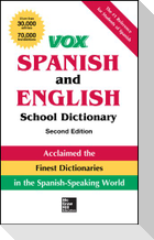 Vox Spanish and English School Dictionary, Paperback, 2nd Edition