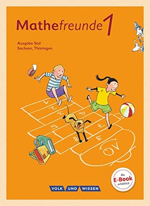 Elsner, Jana / Fiedler, Kathrin et al. Mathefreunde 1. Schuljahr. Schülerbuch mit Kartonbeilagen Süd. Volk u. Wissen Vlg GmbH, 2015.