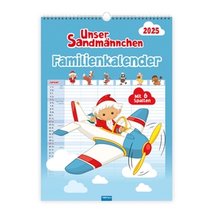 Trötsch Verlag GmbH & Co. KG (Hrsg.). Trötsch Unser Sandmännchen XL-Familienplaner Familienkalender Unser Sandmännchen 2025 - Wandkalender. Trötsch Verlag GmbH, 2024.