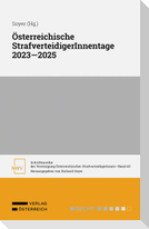 Österreichische StrafverteidigerInnentage 2023 - 2025
