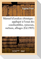 Manuel d'analyse chimique