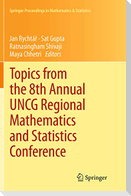 Topics from the 8th Annual UNCG Regional Mathematics and Statistics Conference