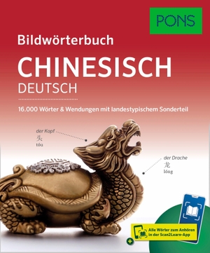 PONS Bildwörterbuch Chinesisch - 16.000 Wörter & Wendungen mit landestypischem Sonderteil und Scan2Learn-App. Pons Langenscheidt GmbH, 2026.