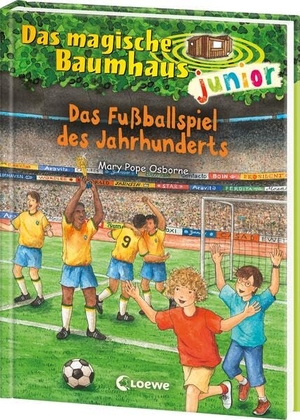 Pope Osborne, Mary. Das magische Baumhaus junior (Band 43) - Das Fußballspiel des Jahrhunderts - Der Kinderbuchklassiker zum Vorlesen und ersten Selberlesen - Mit farbigen Illustrationen - Für Mädchen und Jungen ab 6 Jahren. Loewe Verlag GmbH, 2026.