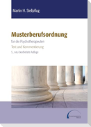 Musterberufsordnung für die Psychotherapeuten