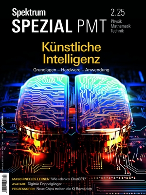 Spektrum der Wissenschaft. Spektrum Spezial PMT 2/2025 - Künstliche Intelligenz - Grundlagen - Hardware - Anwendung. Spektrum D. Wissenschaft, 2025.