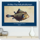 Antike Fischillustrationen nach Marcus Elieser Bloch (Premium, hochwertiger DIN A2 Wandkalender 2022, Kunstdruck in Hochglanz)