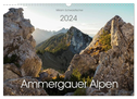 Ammergauer Alpen (Wandkalender 2024 DIN A3 quer), CALVENDO Monatskalender