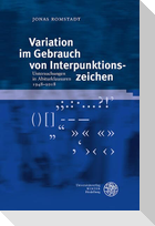 Variation im Gebrauch von Interpunktionszeichen