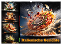 Italienische Gerichte (Wandkalender 2024 DIN A2 quer), CALVENDO Monatskalender