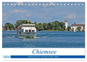 Chiemsee - Sommerferien am bayrischen Meer (Tischkalender 2024 DIN A5 quer), CALVENDO Monatskalender