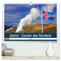 Island - Zauber des Nordens (hochwertiger Premium Wandkalender 2025 DIN A2 quer), Kunstdruck in Hochglanz