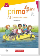 Prima - Los geht's! Band 2 - Arbeitsbuch mit Audio-CD und Stickerbogen
