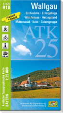 ATK25-R10 Wallgau (Amtliche Topographische Karte 1:25000)