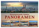 Faszinierende Städte, Panoramen (Wandkalender 2024 DIN A2 quer), CALVENDO Monatskalender