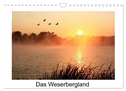 Das Weserbergland (Wandkalender 2025 DIN A4 quer), CALVENDO Monatskalender