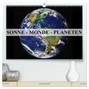 Sonne, Monde und Planeten (hochwertiger Premium Wandkalender 2024 DIN A2 quer), Kunstdruck in Hochglanz