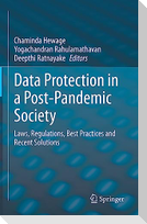 Data Protection in a Post-Pandemic Society