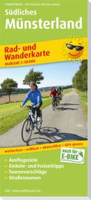 Südliches Münsterland 1 : 50 000 Rad- und Wanderkarte