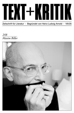 Maxim Biller. Edition Text + Kritik, 2025.