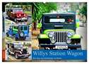 Willys Station Wagon - Ein Taxi mit Kultstatus in Kuba (Wandkalender 2024 DIN A2 quer), CALVENDO Monatskalender