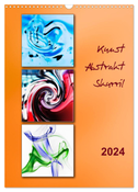 Kunst - Abstrakt - Skurril (Wandkalender 2024 DIN A3 hoch), CALVENDO Monatskalender