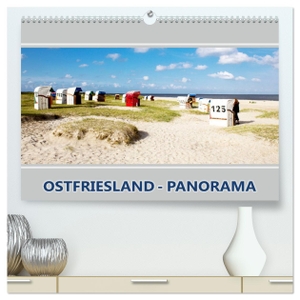 Dreegmeyer, Andrea. Ostfriesland Panorama (hochwertiger Premium Wandkalender 2024 DIN A2 quer), Kunstdruck in Hochglanz - Berauschende Augenblicke an der Küste. Calvendo, 2023.