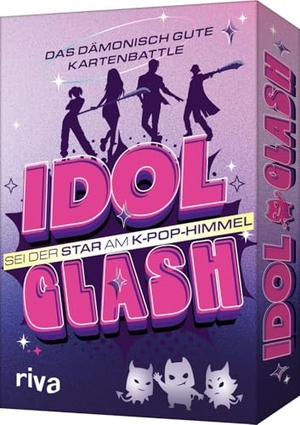 Hegemann, Emma. Idol Clash - Sei der Star am K-Pop-Himmel - Das dämonisch gute Kartenbattle | Tolles Geschenk für Fans von KPop Demon Hunters zu Geburtstag, Spieleabend, Weihnachten. Ab 10 Jahren. riva Verlag, 2026.