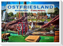 Ostfriesland - Museumshafen Carolinensiel (Wandkalender 2024 DIN A2 quer), CALVENDO Monatskalender