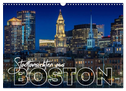 Stadtansichten aus Boston (Wandkalender 2024 DIN A3 quer), CALVENDO Monatskalender