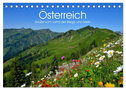 Österreich. Grüße vom Land der Berge und Seen (Tischkalender 2024 DIN A5 quer), CALVENDO Monatskalender