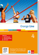 Orange Line. Teil 4: (4. Lernjahr) Grundkurs. Workbook Fördern mit Lösungen,  Audio-CD und CD-ROM