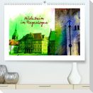Hildesheim im Regenbogen (Premium, hochwertiger DIN A2 Wandkalender 2023, Kunstdruck in Hochglanz)