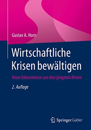 Horn, Gustav A.. Wirtschaftliche Krisen bewältigen - Neue Erkenntnisse aus den jüngsten Krisen. Springer Fachmedien Wiesbaden, 2023.