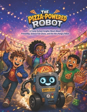 Deep. The Pizza Powered Robot - A Funny School Graphic Novel for Kids About Friendship, Science Fair Chaos, and One Very Hungry Robot. Amazon Digital Services LLC - Kdp, 2026.