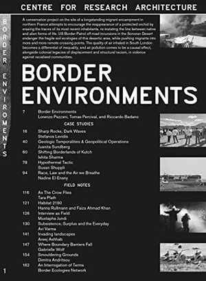 Badano, Riccardo / Tomas Percival et al (Hrsg.). Border Environments - CRA #1. Spector Books, 2023.