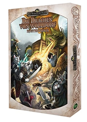 Baas, Philipp / Jens Ullrich. Die Schwarze Katze - Einsteigerbox Die Drachen von Wolldorf. Ulisses Spiel & Medien, 2024.