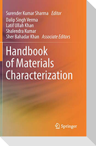 Handbook of Materials Characterization