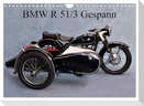 BMW R 51/3 Gespann (Wandkalender 2024 DIN A4 quer), CALVENDO Monatskalender