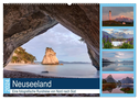 Neuseeland - Eine fotografische Rundreise von Nord nach Süd (Wandkalender 2024 DIN A2 quer), CALVENDO Monatskalender