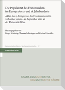 Die Popularität des Französischen im Europa des 17. und 18. Jahrhunderts