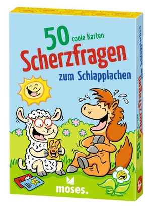 Wagner, Charlotte / Ari Plikat. 50 coole Karten - Scherzfragen zum Schlapplachen. moses. Verlag GmbH, 2023.
